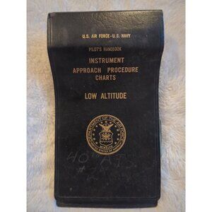 U.S. Air Force US Navy Pilots Handbook Instrument Approach Procedure Charts 1959